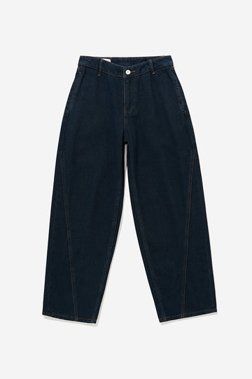 WOMEN'S BASIC BALL DENIM PANTS - Indigo