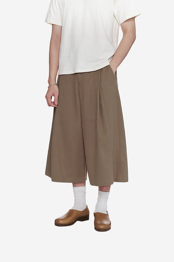 CASUAL KAKI CULOTTES - Tan