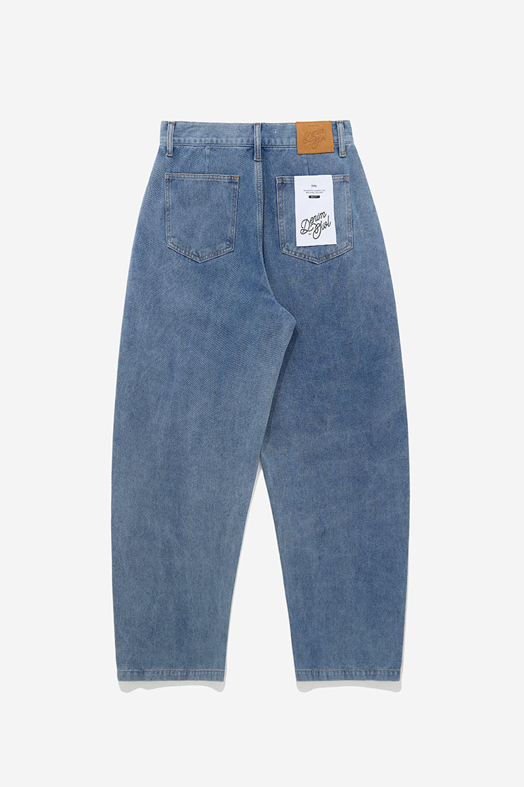 MEN'S BASIC BALL DENIM PANTS - Light Blue