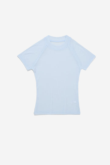 WOMEN'S TEE RAGLAN PAPER - Blue