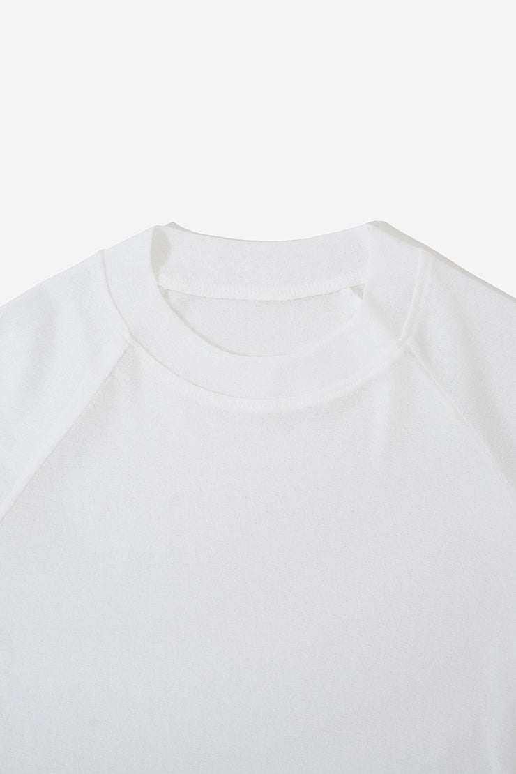 WOMEN'S TEE RAGLAN PAPER - White