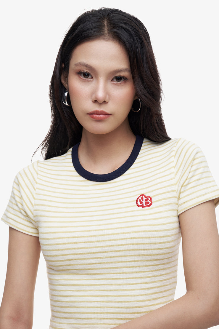 BABYTEE STRIPED - Yellow