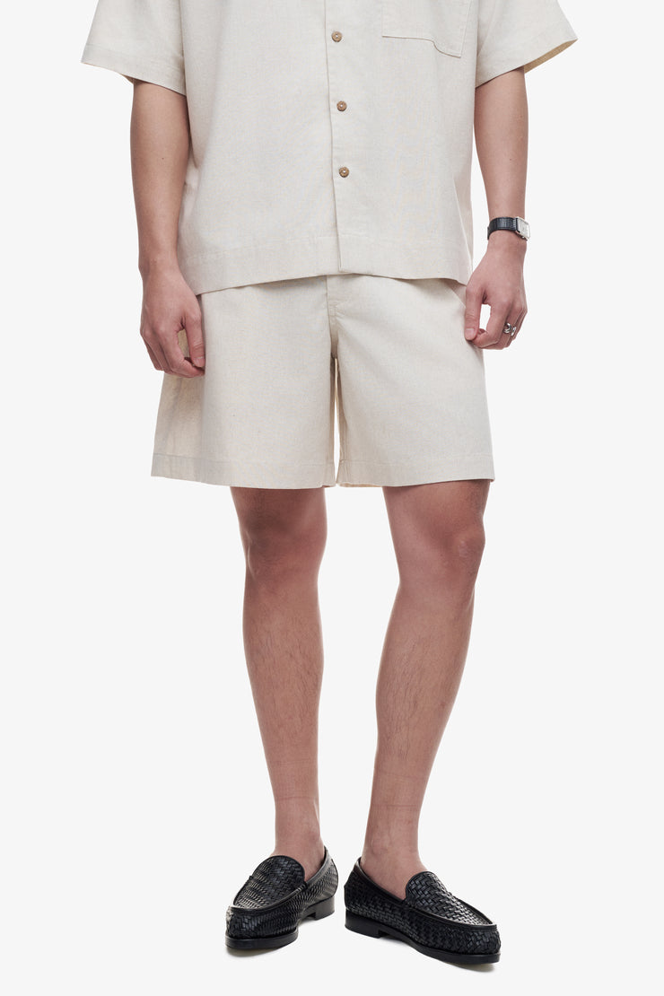 BASIC LINEN SHORTS