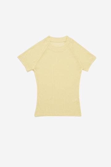 WOMEN'S TEE RAGLAN PAPER - Yellow